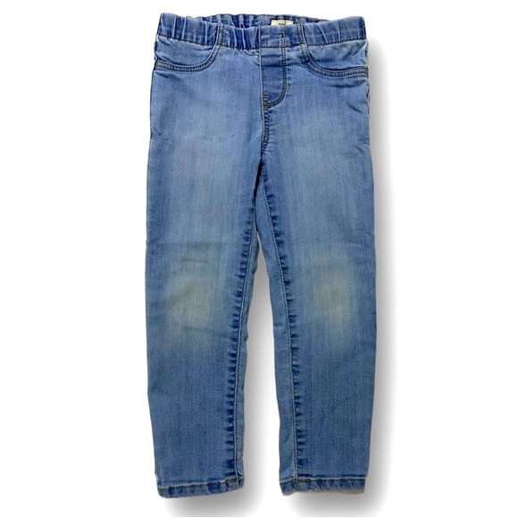 Oshkosh, GUC, Light Wash, Pull On, Elastic Waist, Jeggings, Girls, Size 4T - Picture 5 of 11